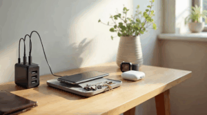 Ladegeräte, Handy und Schlüssel zuhause organisieren: Die besten einfachen Systeme