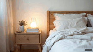 Nachttisch organisieren: weniger Unruhe, mehr Ordnung im Schlafzimmer