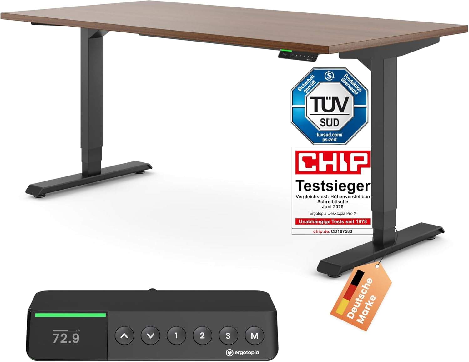 Ergotopia Desktopia Pro X Premium-Schreibtisch