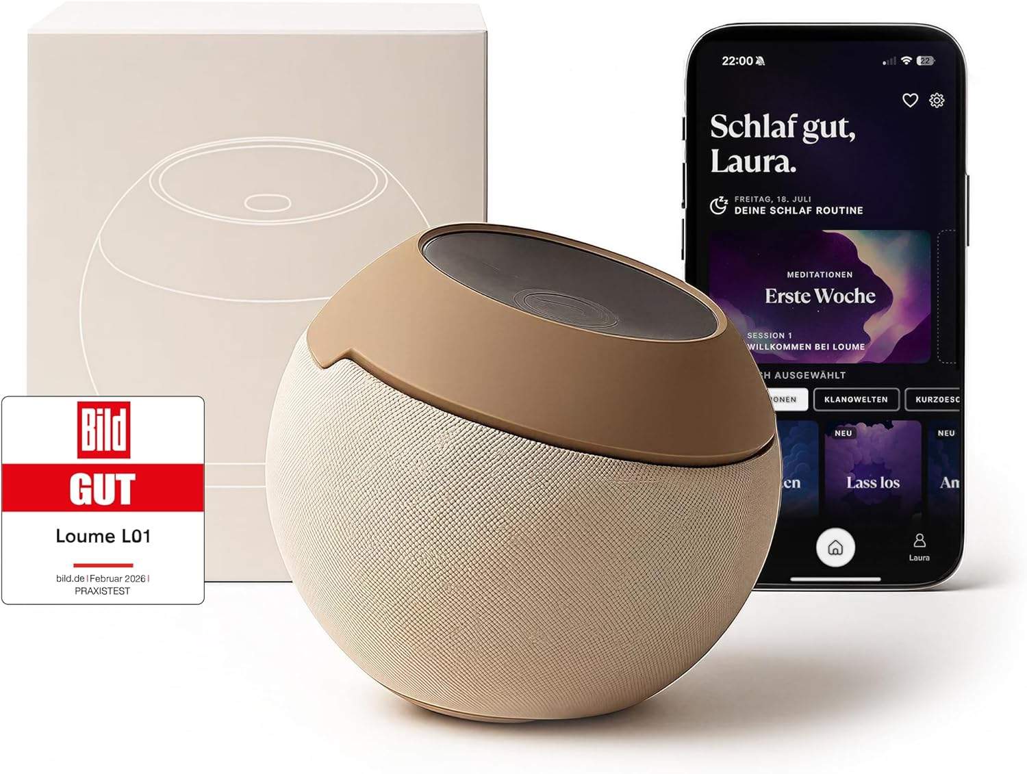 Loume Sleep Aid mit Atem-Licht