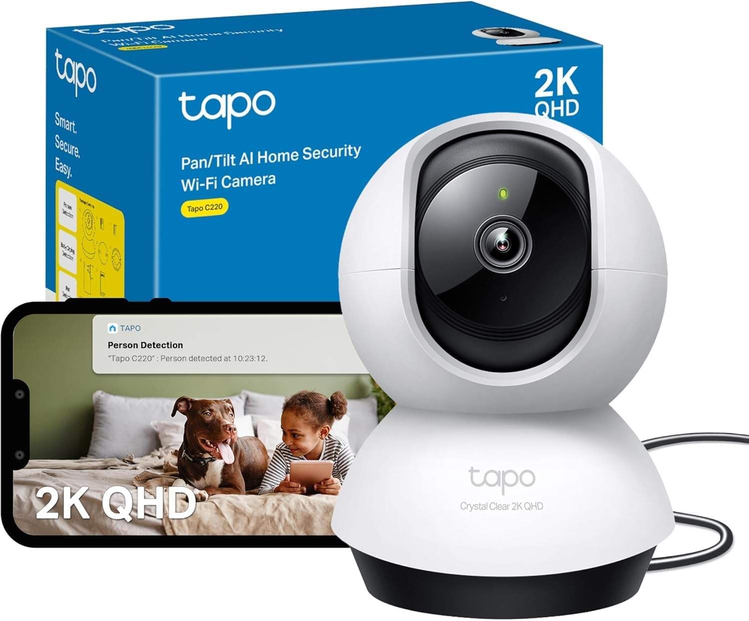TP-Link Tapo C220 Indoor 2K Pan/Tilt
